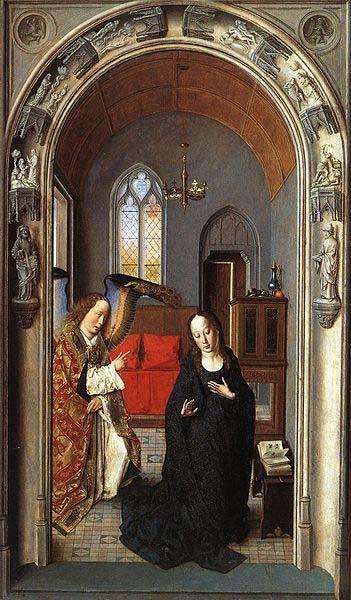 Dieric Bouts The Annunciation oil painting picture